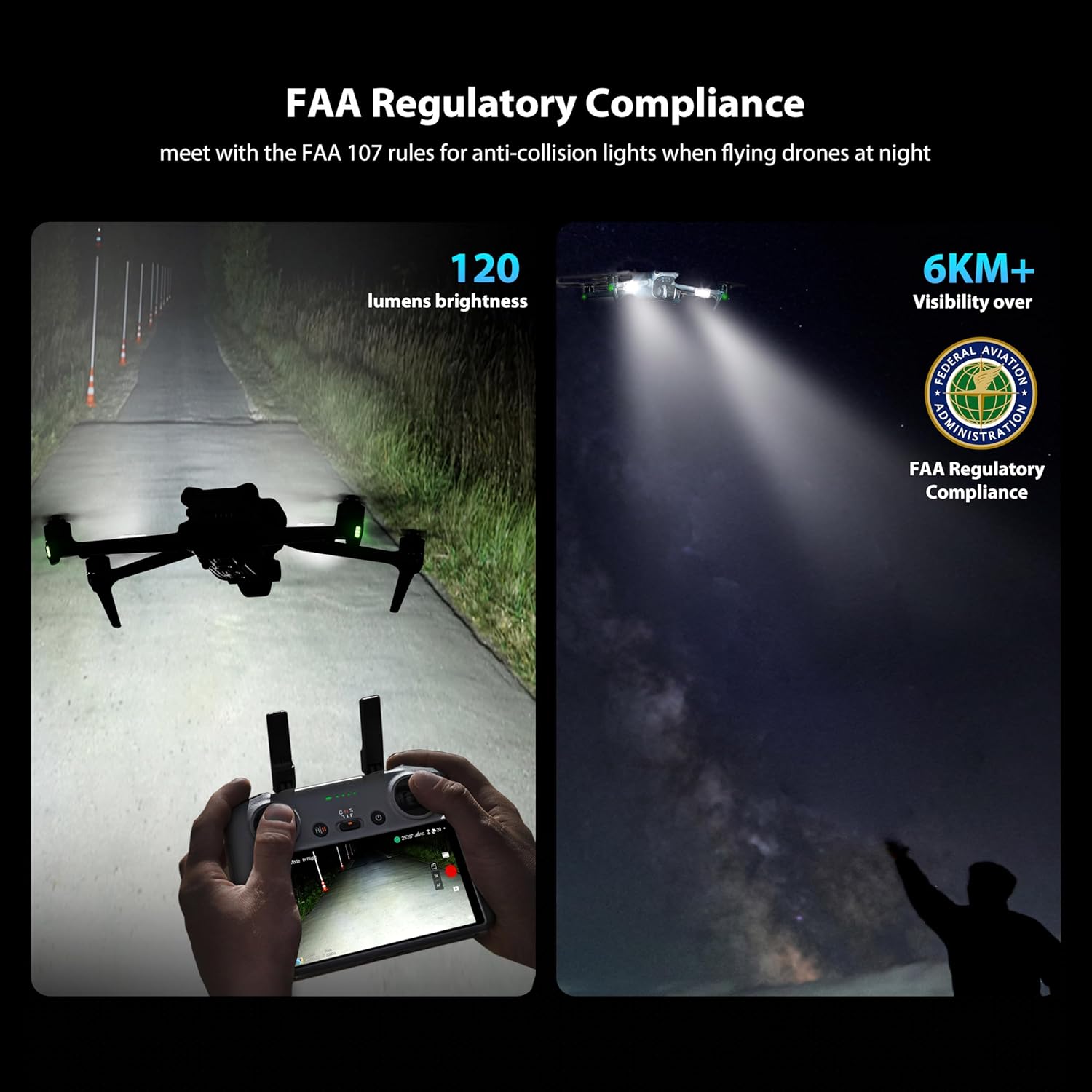 STARTRC Drone Strobe Light Ant - đánh giá và giá Drone Landing Gear