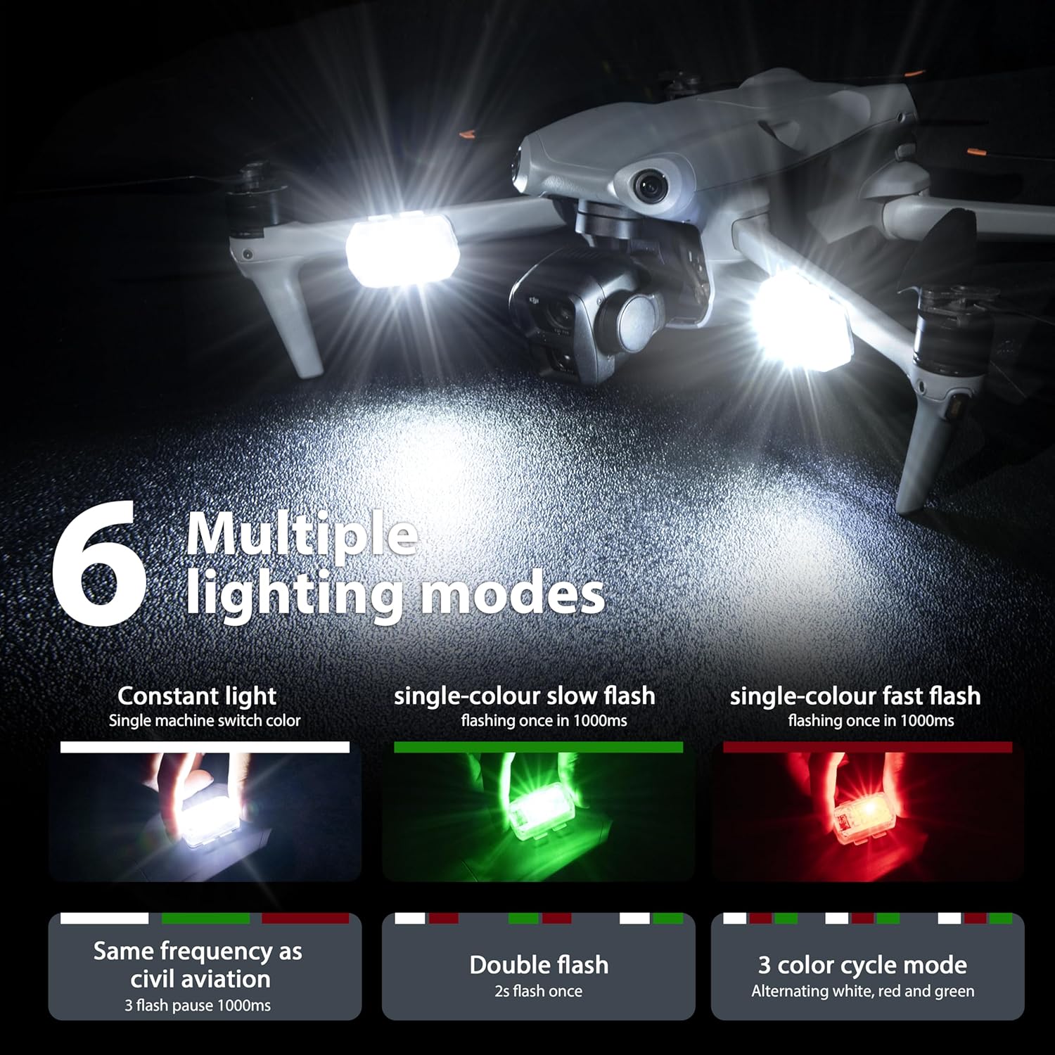 STARTRC Drone Strobe Light Ant - đánh giá và giá Drone Landing Gear