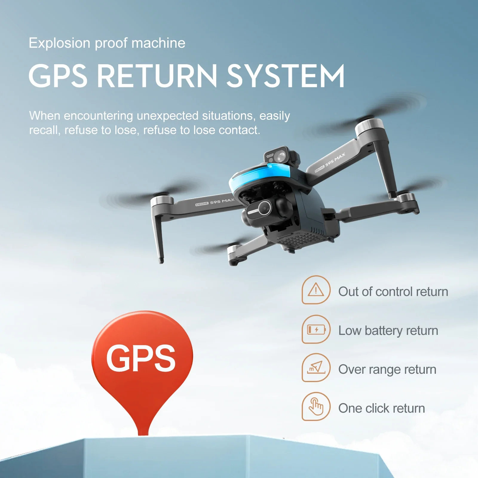 NEW S9S MAX MINI Drone 4K 2-Ax - đánh giá và giá Drone Gps Mount