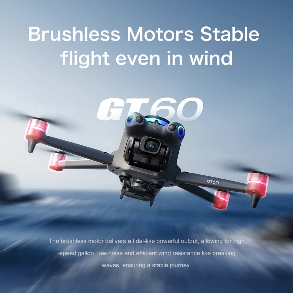 NEW GT60 Mini Drone Dual Camer - đánh giá và giá Drone Gps Mount